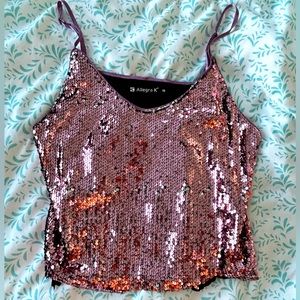Super sparkly tank top